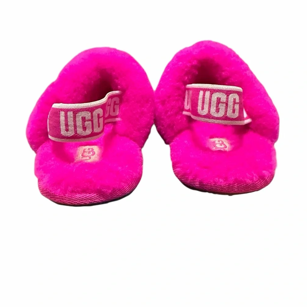 UGG Fluff Yeah Toddler Slides | Hot Pink‎ | Size 7